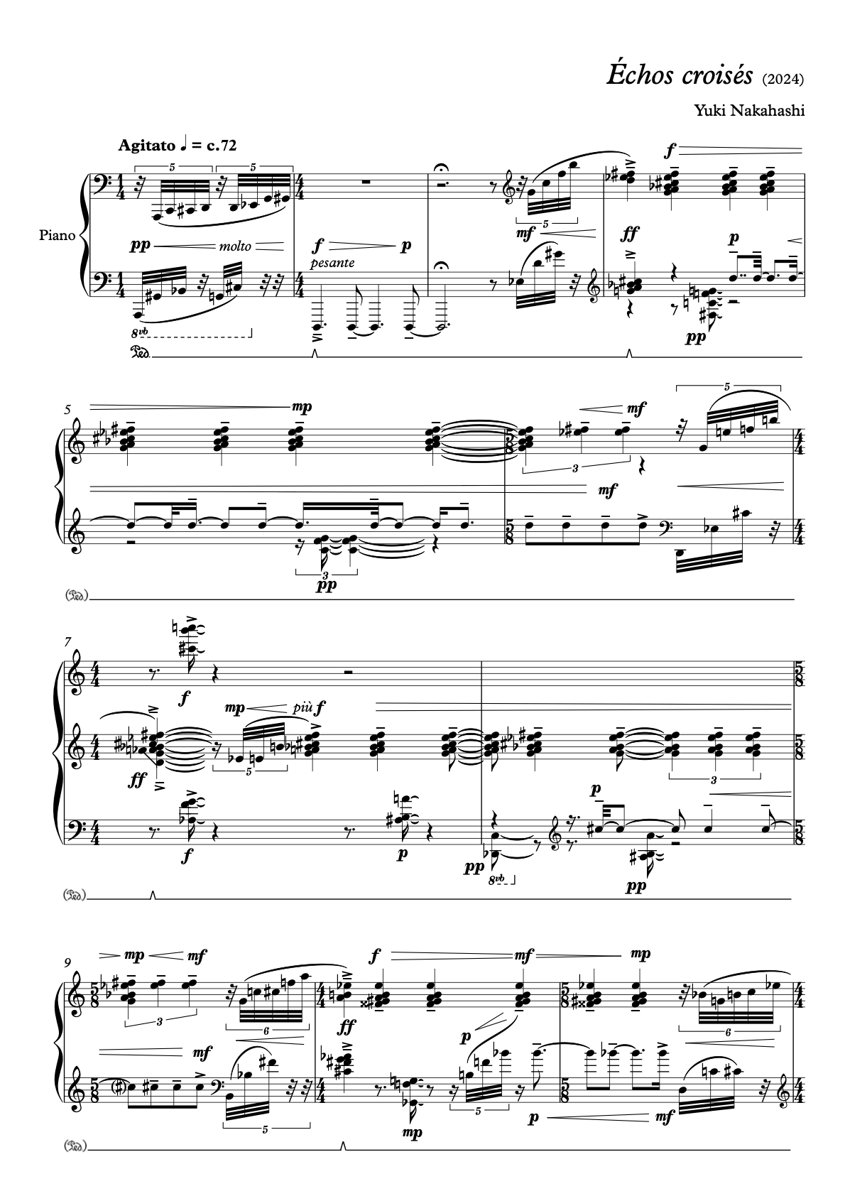 Échos croisés Sample